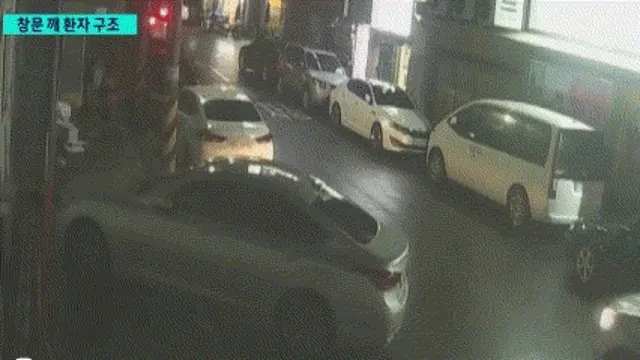 ハンマーで窓ガラスを割る…運転中に発作が起きた運転手を救った市民＝韓国