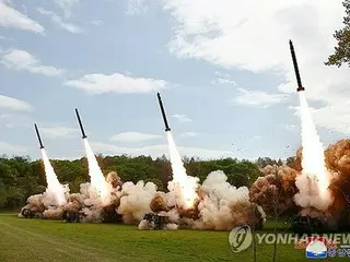 金正恩氏が「核反撃訓練」指導　超大型放射砲射撃＝北メディア