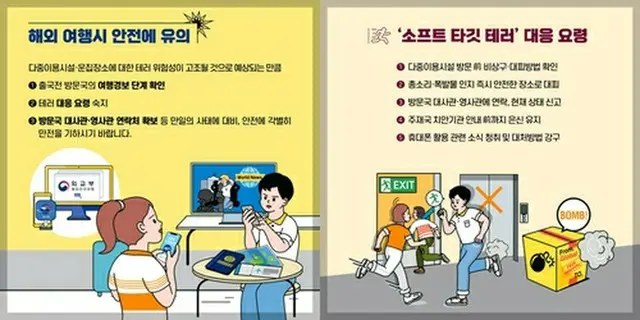 国家情報院が海外旅行時の安全に注意を呼び掛けている（公式フェイスブックより）＝（聯合ニュース）≪転載・転用禁止≫