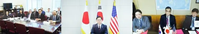韓米日が防衛実務者協議（ＤＴＴ）を開催した（韓国国防部提供）＝（聯合ニュース）≪転載・転用禁止≫