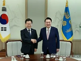 韓国最大野党代表　尹大統領との初会談で苦言＝雑踏事故の特別法など要求