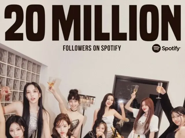 「TWICE」、Spotifyフォロワー2000万＆累計ストリーミング100億回突破！