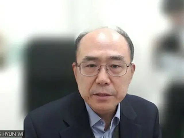 LINEヤフーとNAVERの問題について記者会見した韓国市民団体「IT公正と正義のための市民連帯」の魏準備委員長(同団体提供)=(聯合ニュース)≪転載・転用禁止≫