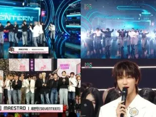 「SEVENTEEN」、「ショー!K-POPの中心」でも1位…音楽番組4冠