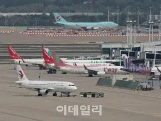 仁川空港でも「汚物風船」…航空機午前一時遅延＝韓国
