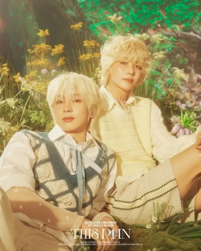 「SEVENTEEN」ジョンハンXウォヌ、金髪に変身…1stシングルオフィシャルフォト追加公開