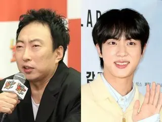 コメディアンのパク・ミョンス、「『BTS』JIN、もうすぐ除隊。機会があればぜひラジオに呼びたい」