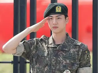 ［韓流］ＢＴＳのＪＩＮが兵役終え除隊　メンバーが出迎え