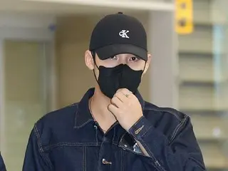 【フォト】「SEVENTEEN」ミンギュ、デニムオンデニムのコーデ一で韓国に到着！