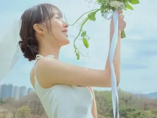 女優キム・ボラ、ウエディング写真公開…美しい6月の新婦