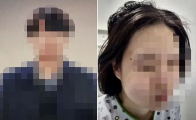 加害者（左）と暴力を受けて亡くなったAさん（右）