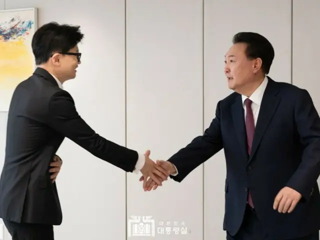 前与党トップが尹大統領に電話…「勝つ政党を作る」と “党代表選”出馬の決意＝韓国