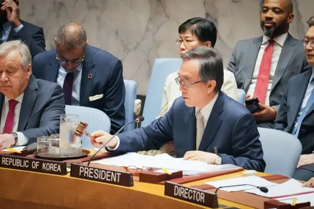 韓国外相が国連安保理で「露朝条約は明白な “決議違反”」…「国際社会が団結を」