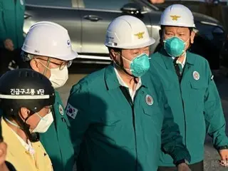 尹錫悦大統領、華城市の工場火災現場を訪れ緊急点検＝韓国