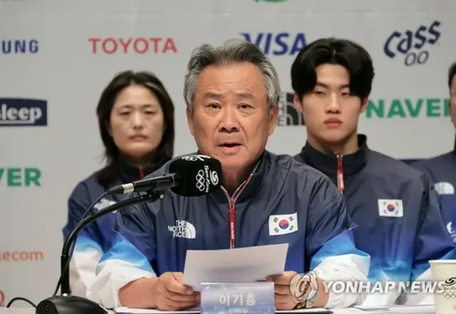 李起興・大韓体育会長＝２６日、鎮川（聯合ニュース）