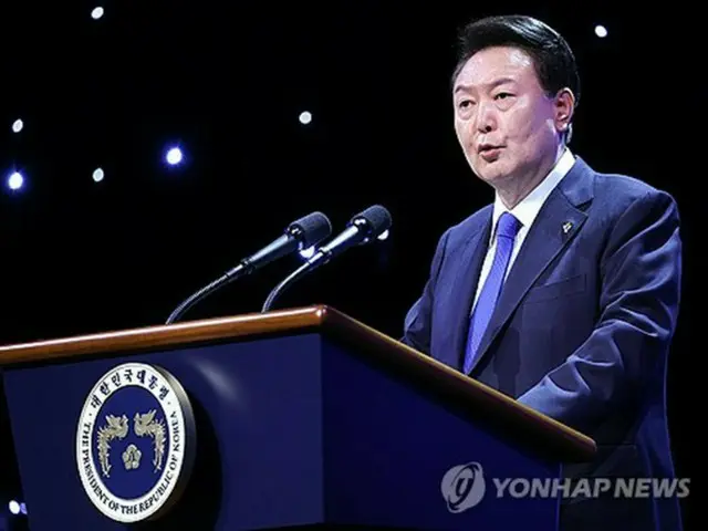 尹大統領（大統領室提供）＝（聯合ニュース）≪転載・転用禁止≫