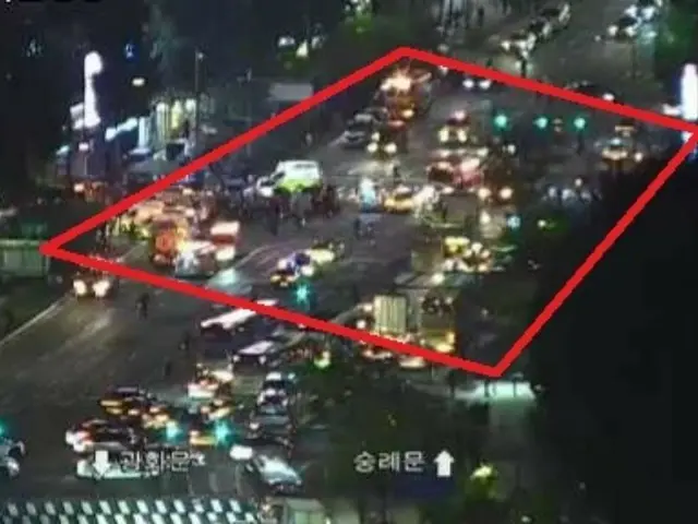 ソウル市庁駅近辺での悲惨な交通事故、13人が死傷＝韓国
