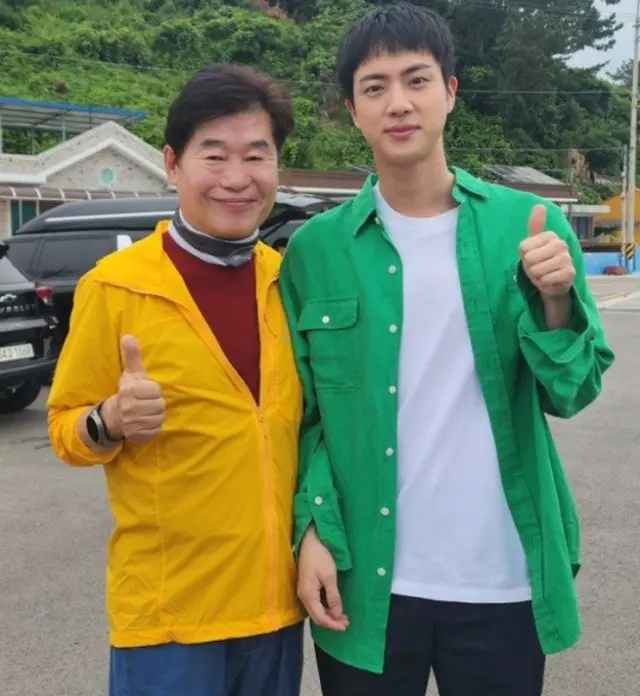 「BTS」JIN、シェフのイ・ヨンボクと再会