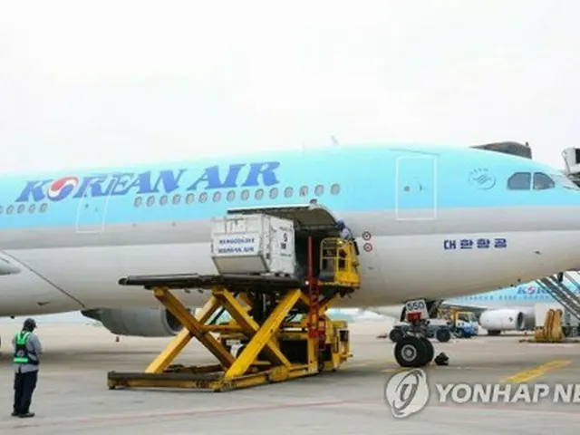 大韓航空の女性客室乗務員のかばんから実弾１発が見つかった（資料写真）＝（聯合ニュース）