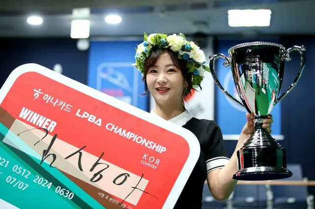 LPBA優勝のキム・サンア