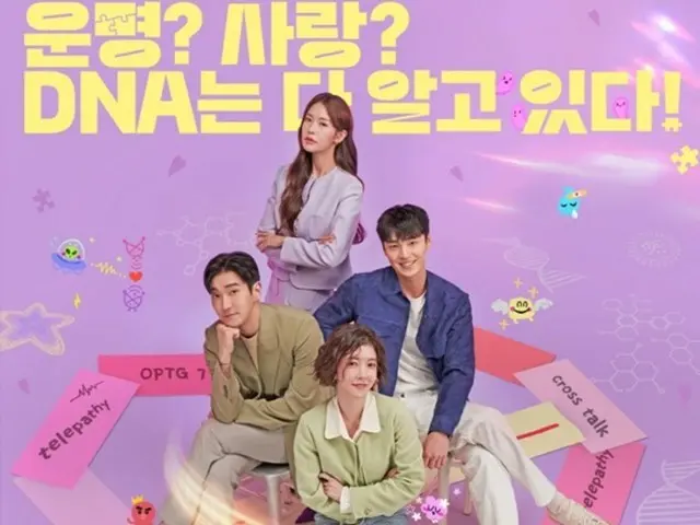 チェ・シウォン(SUPER JUNIOR )Xチョン・インソンXイ・テファンXチョン・ユジンの甘いロマンスシナジー…「DNAラバー」メインポスター公開