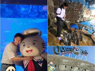 「CNBLUE」カン・ミンヒョク、香港でペンギンに誕生日を祝ってもらう？！…オーシャンパークを満喫（動画あり）