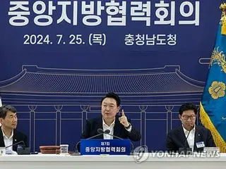 尹大統領の支持率２８％に下落　与党３５％・最大野党２７％