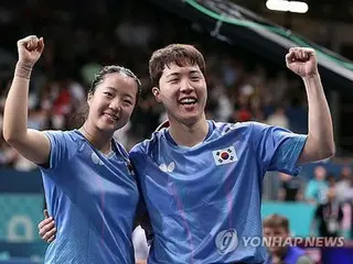 卓球混合ダブルス　韓国が銅＝パリ五輪