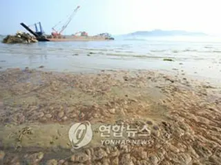 原油流出事故の被害額、最大5735億ウォンに