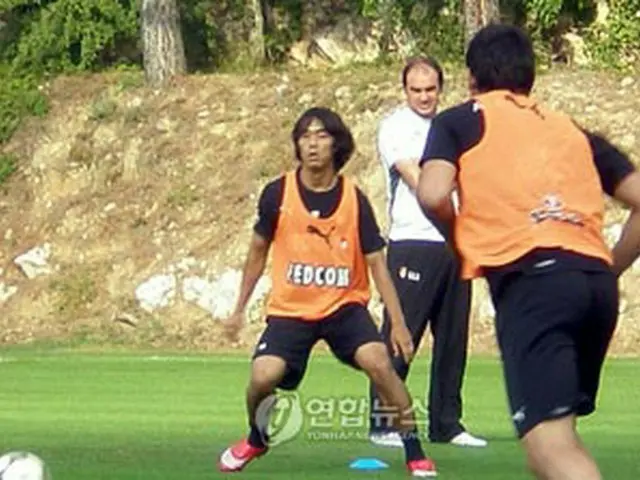現地時間2日からトレーニングに合流しているパク・チュヨン（FCソウル提供）＝3日、ソウル（聯合）