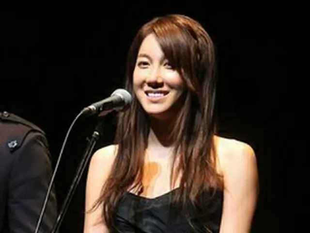 MBCの新ドラマ『ベートーベン・ウイルス』制作発表会で、韓国女優のイ・ジア＝2008年9月4日、ソウル（聯合）