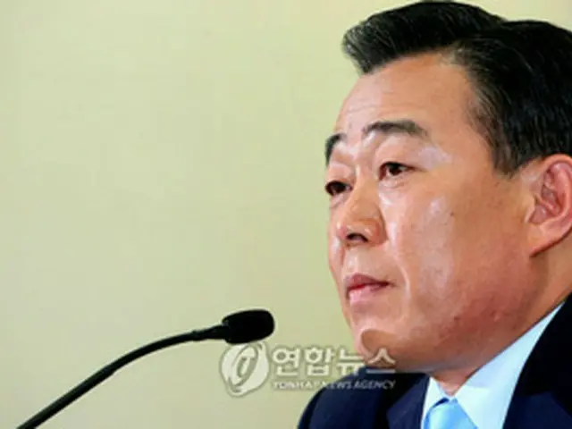 発言する魚清秀警察庁長＝9日、ソウル（聯合）