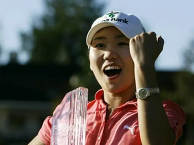 ツアー初優勝のキム・インギョン12日、ダンビル（AP＝聯合）