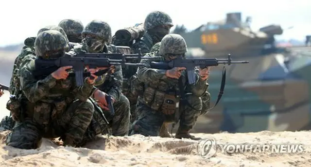 ２０２３年に実施された双竜訓練（資料写真）＝（聯合ニュース）