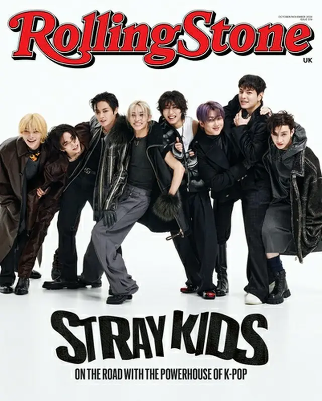 「ローリングストーンＵＫ」の表紙を飾ったＳｔｒａｙ　Ｋｉｄｓ（同誌提供）＝（聯合ニュース）≪転載・転用禁止≫