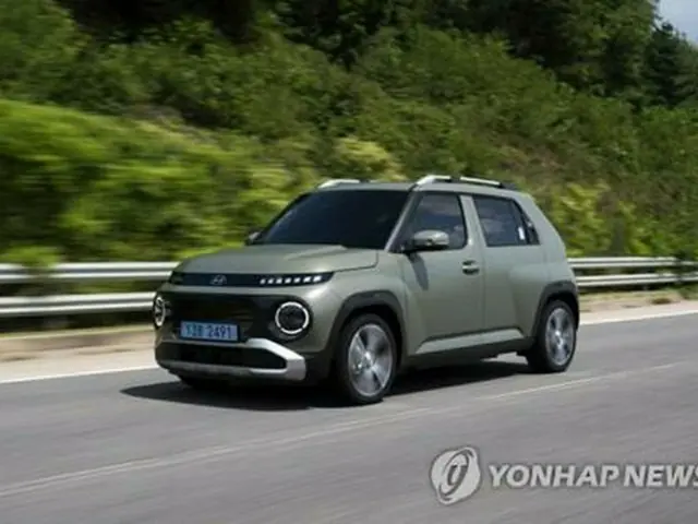 現代自動車のＥＶ「キャスパーエレクトリック」（同社提供）＝（聯合ニュース）≪転載・転用禁止≫
