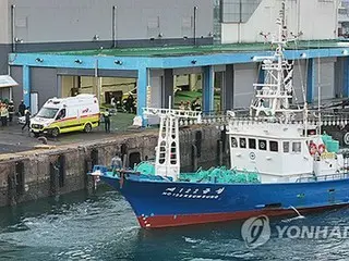 韓国・済州近海で漁船沈没　２人死亡・１２人行方不明