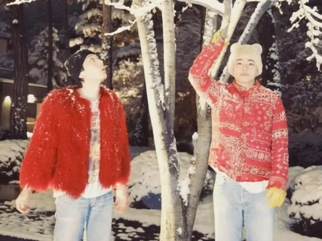 「BTS」V & パク・ヒョシン、雪遊びもグラビアのように1