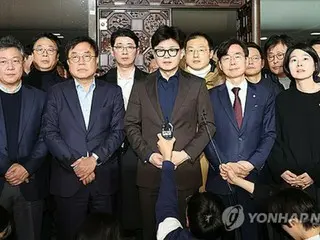 韓国与党代表「違憲・違法な非常戒厳令は効力喪失」