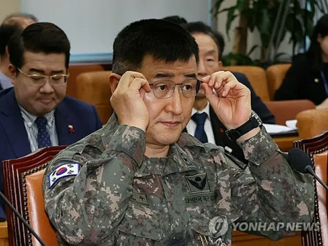 国会国防委員会の緊急懸案質疑に出席した朴安洙氏＝５日、ソウル（聯合ニュース）