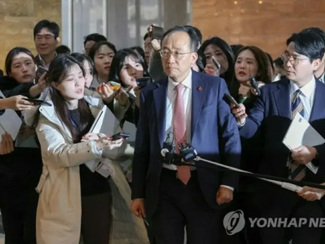 与党「国民の力」の秋慶鎬（チュ・ギョンホ）院内代表＝（聯合ニュース）