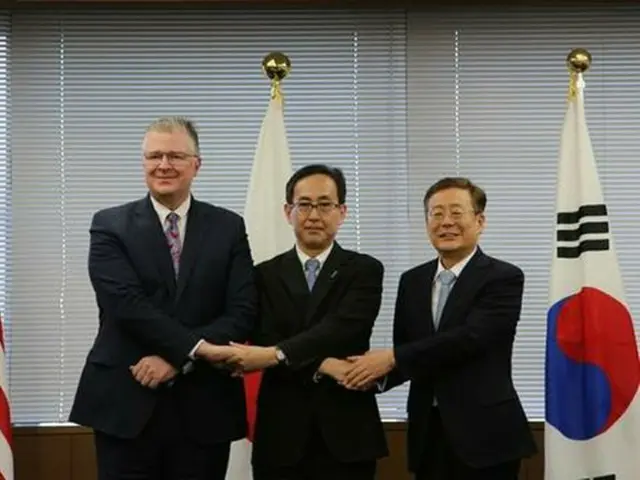 韓米日３カ国の北朝鮮問題を担当する高官による協議が東京で開かれた（在日韓国大使館提供）＝（聯合ニュース）≪転載・転用禁止≫