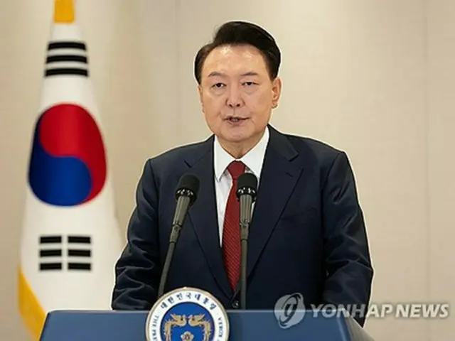尹大統領（大統領室提供）＝（聯合ニュース）≪転載・転用禁止≫