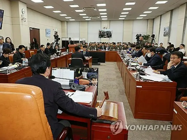 国政調査特別委員会＝１４日、ソウル（聯合ニュース）