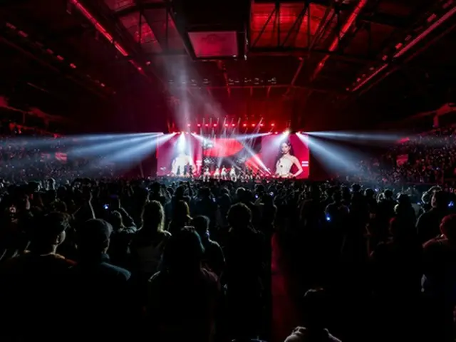 ａｅｓｐａのシアトル公演の様子（所属事務所提供）＝（聯合ニュース）≪転載・転用禁止≫