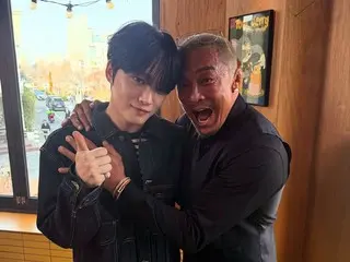 秋山成勲、ジェジュンと会えてうれしそう…「また一緒に一杯しよう」
