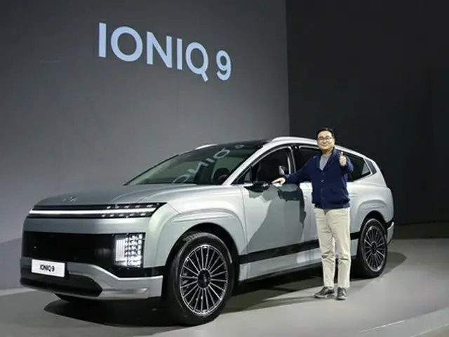 現代自動車の新車「アイオニック９」（同社提供）＝（聯合ニュース）≪転載・転用禁止≫