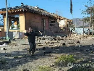 韓国戦闘機が訓練中に民家に誤爆　７人重軽傷