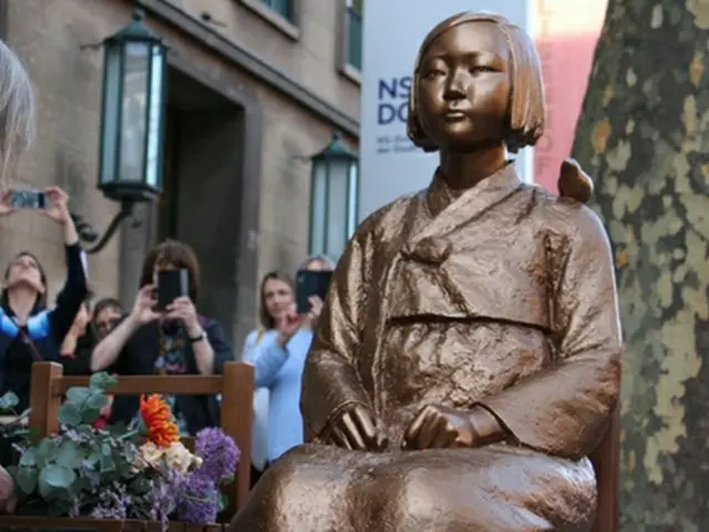 ケルン市に設置された少女像＝（聯合ニュース）
