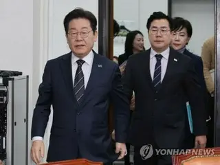 韓国最大野党代表「暗殺計画」？　警察に身辺保護要請検討